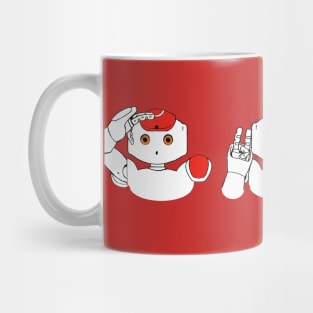 Robots See Hear Speak no Evil Mug